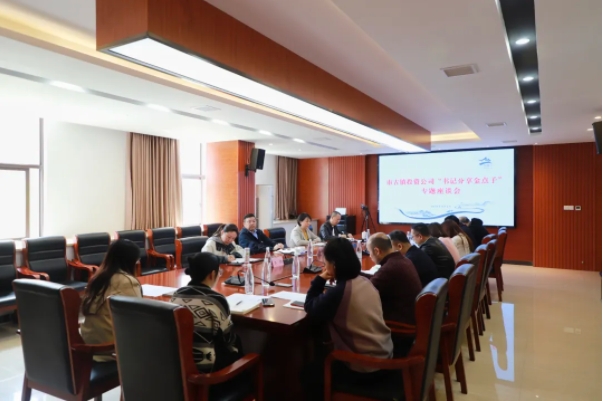 市古鎮(zhèn)投資公司召開“書記分享金點(diǎn)子”專題座談會