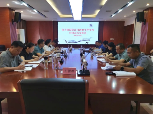 市古鎮(zhèn)投資公司召開2025年半年度經(jīng)濟運行分析會